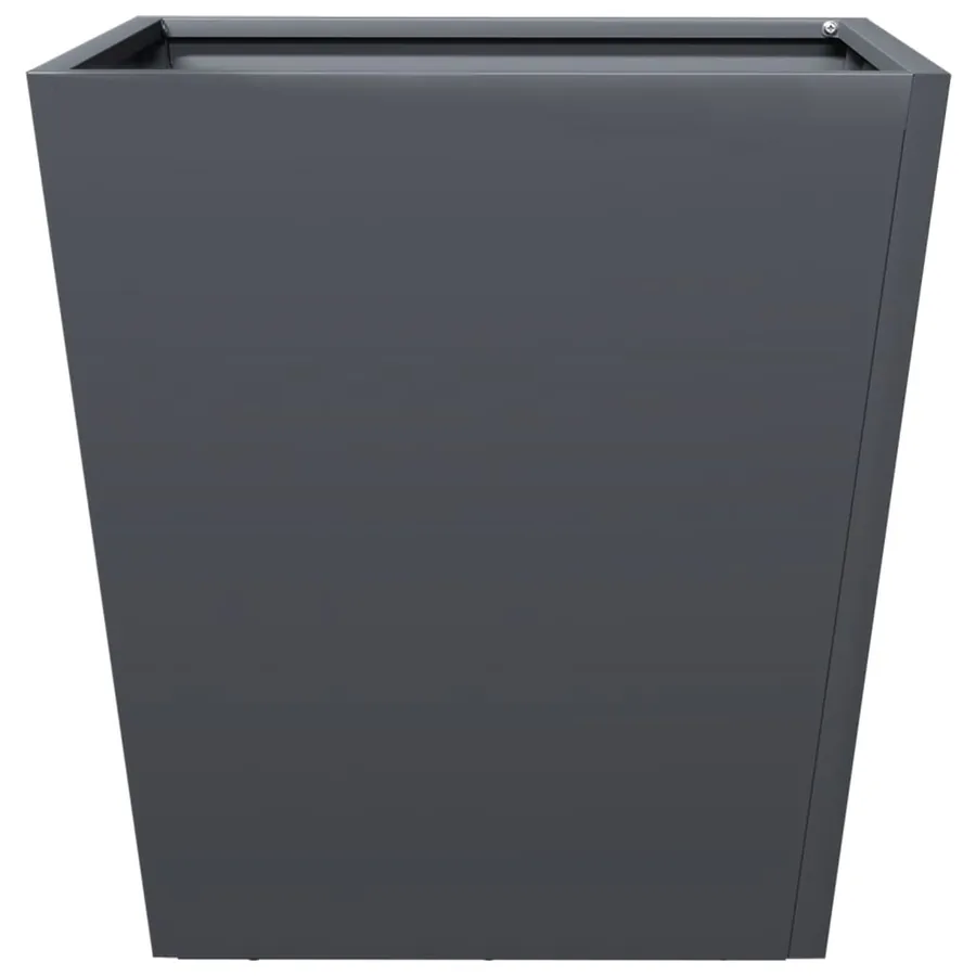 Jardinière anthracite 40x40x40 cm acier - 5