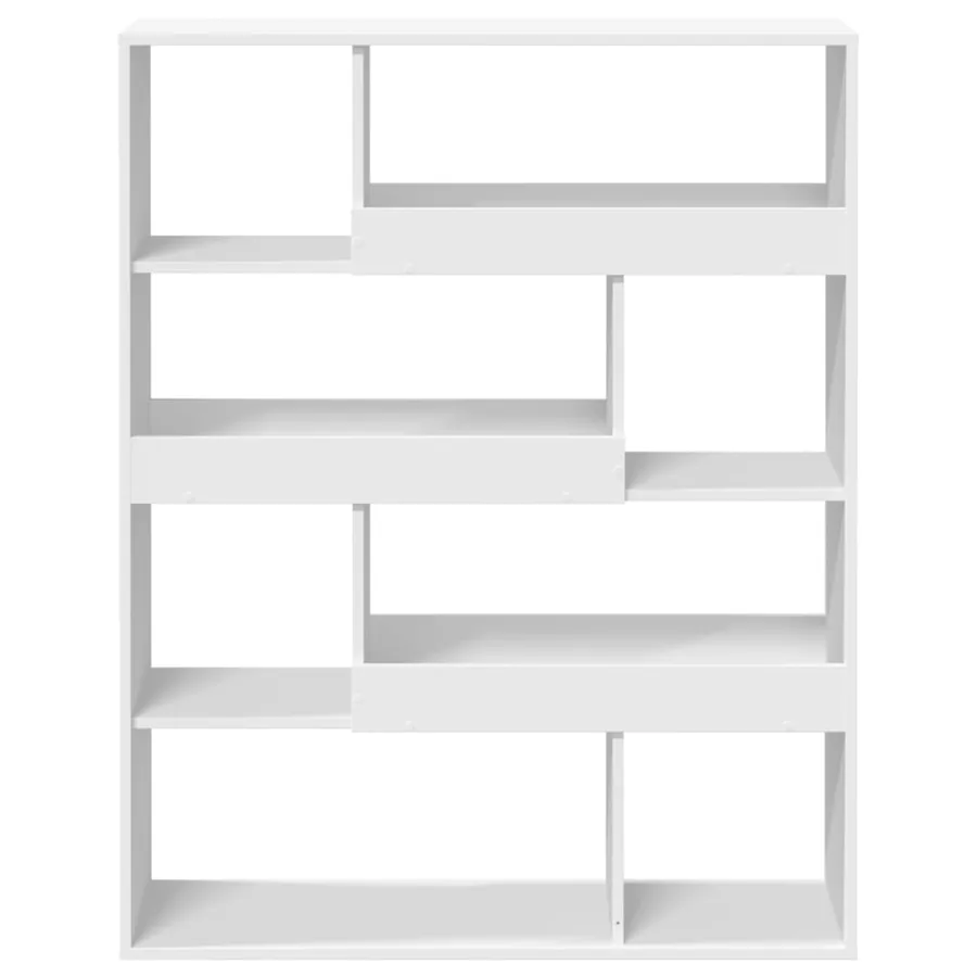 Cloison de séparation blanc 100x33x125,5 cm bois d'ingénierie - 4