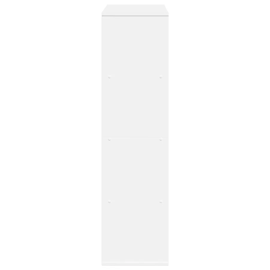 Cloison de séparation blanc 100x33x125,5 cm bois d'ingénierie - 5