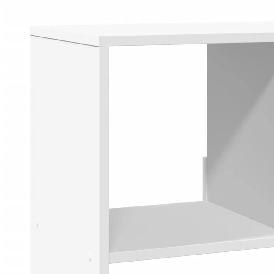 Cloison de séparation blanc 100x33x125,5 cm bois d'ingénierie - 7