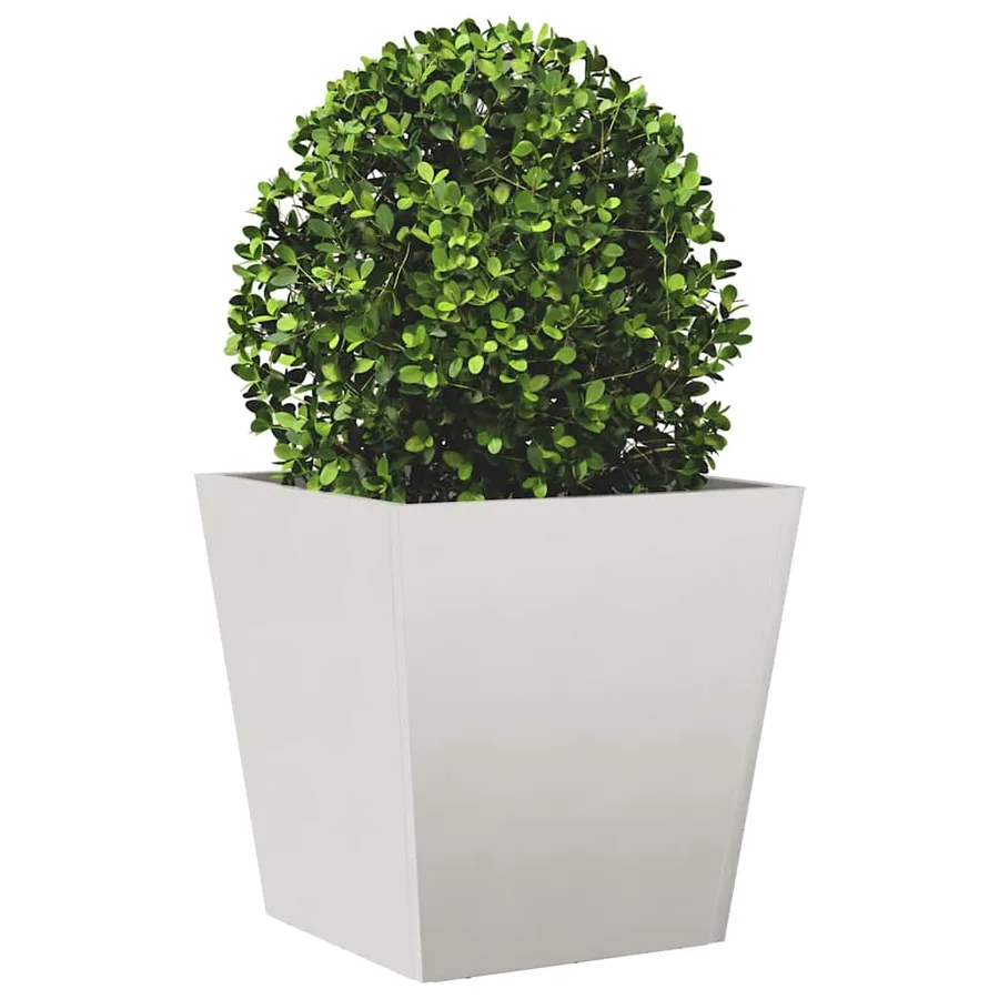 Jardinières 2 pcs 40x40x40 cm acier inoxydable - 4