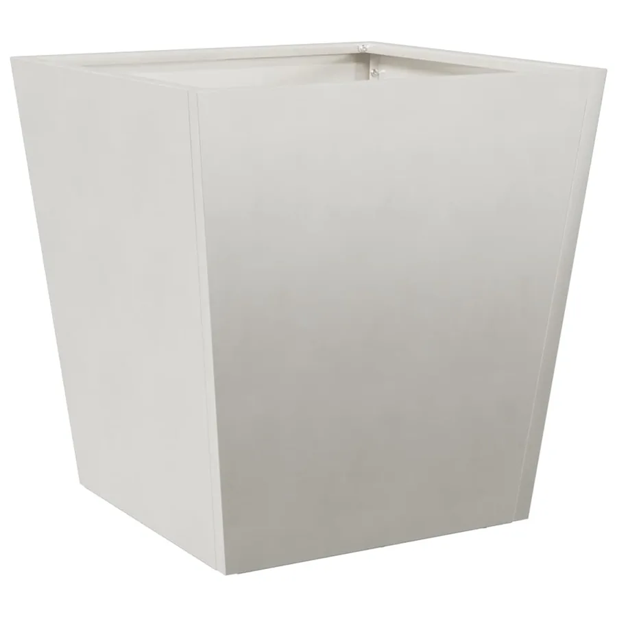 Jardinières 2 pcs 40x40x40 cm acier inoxydable - 8