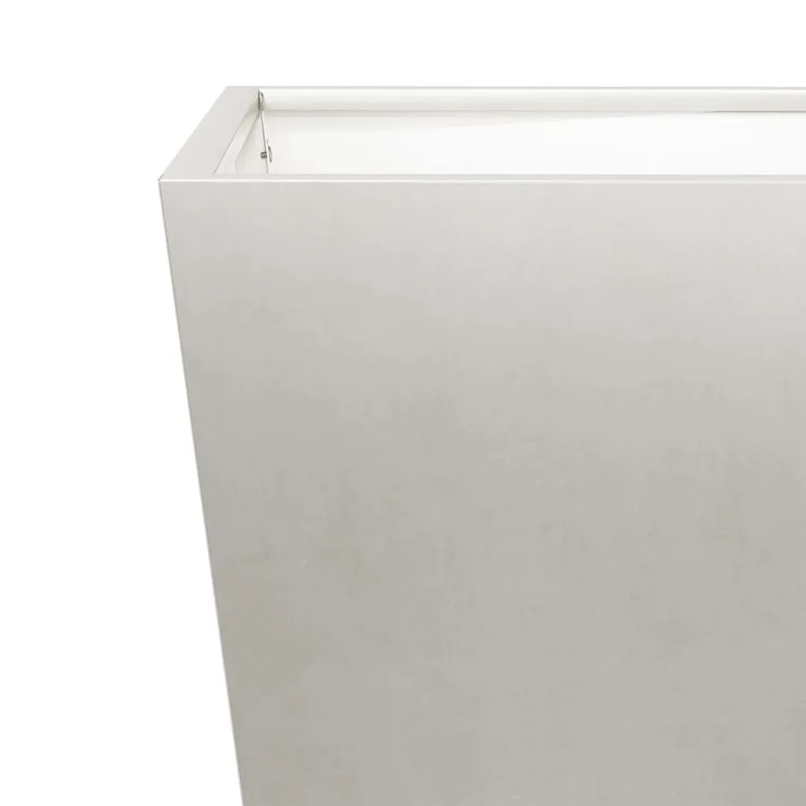 Jardinières 2 pcs 40x40x40 cm acier inoxydable - 9