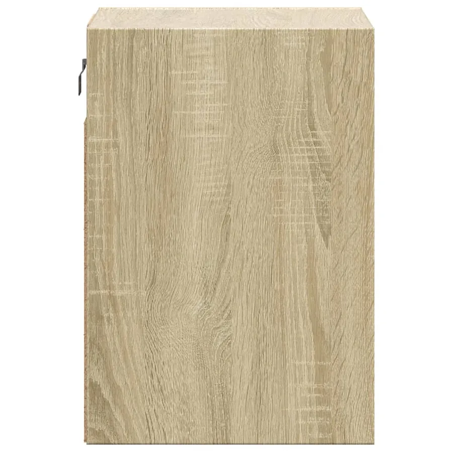Meuble TV mural avec lumières LED chêne sonoma 41x31x45 cm - 7
