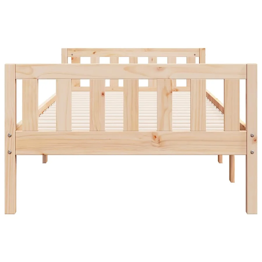 Lit pour enfants sans matelas 90x190 cm bois de pin massif - 6