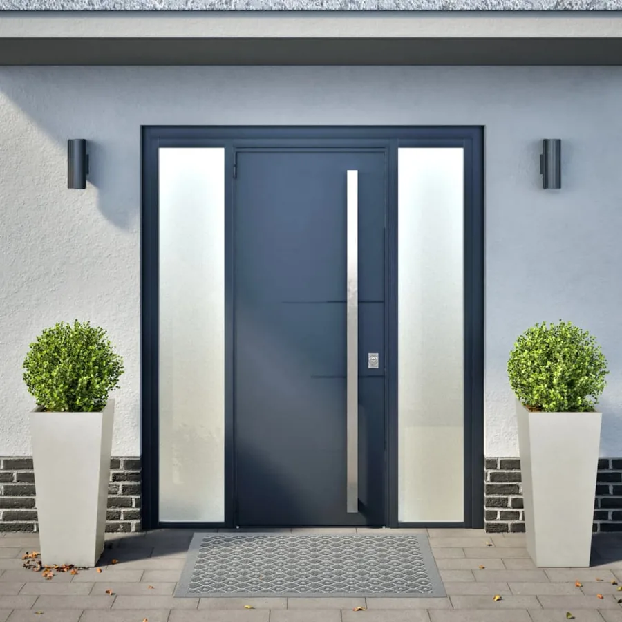 Jardinières 2 pcs 35x35x75 cm acier inoxydable - 3