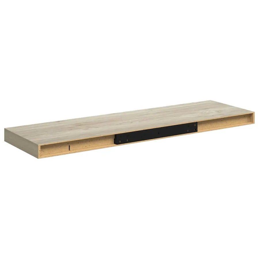 Étagères murales flottantes 4 pcs Chêne 80x23,5x3,8 cm MDF - 9