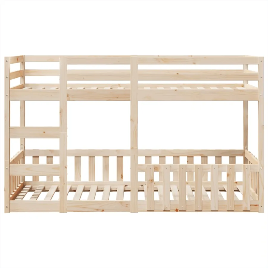 Lit superposé 90x200 cm Bois de pin massif - 5