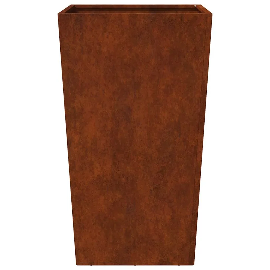 Jardinières 2 pcs 45x45x75 cm acier résistant aux intempéries - 8