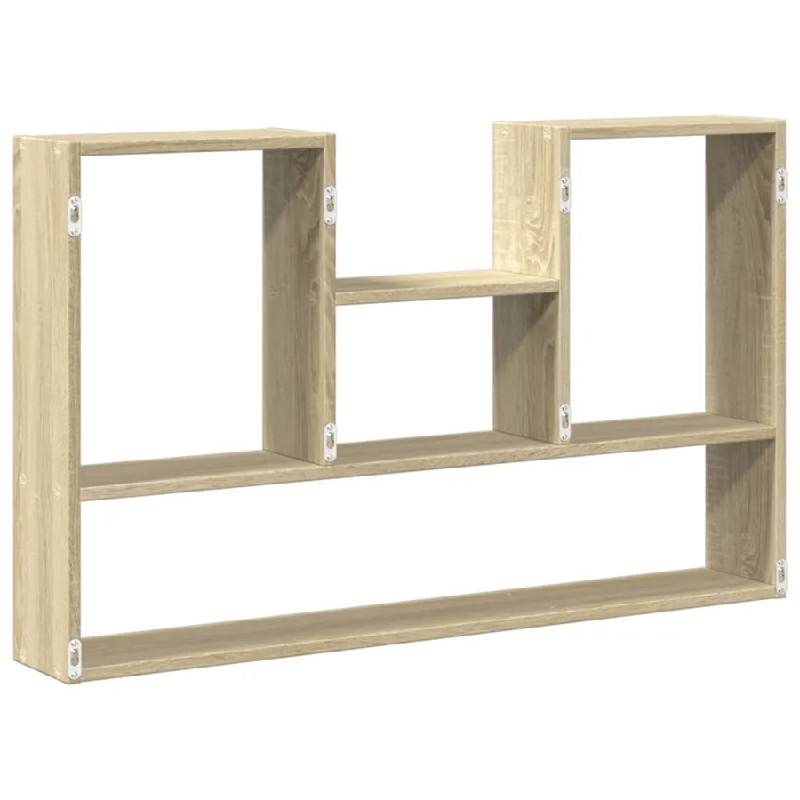 Étagère murale chêne sonoma 99x15x60 cm bois d'ingénierie - 6
