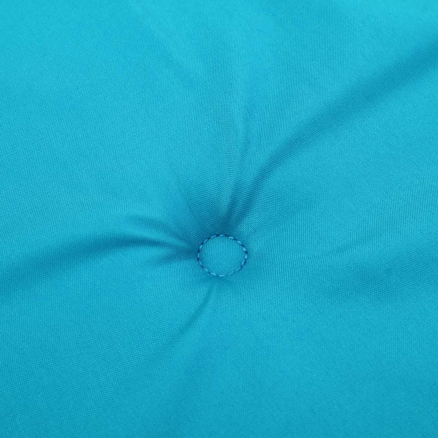 Coussins de chaise à dossier haut lot de 6 turquoise - 8