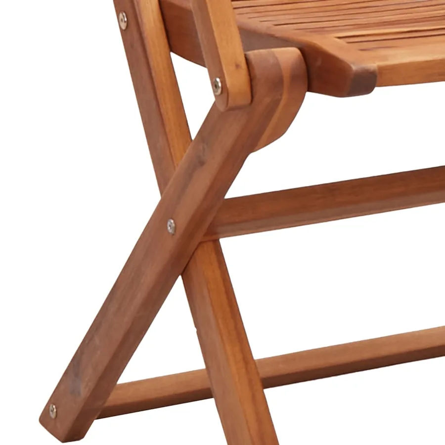 Chaises de jardin pliantes lot de 8 57x66x95 cm bois d'acacia - 8