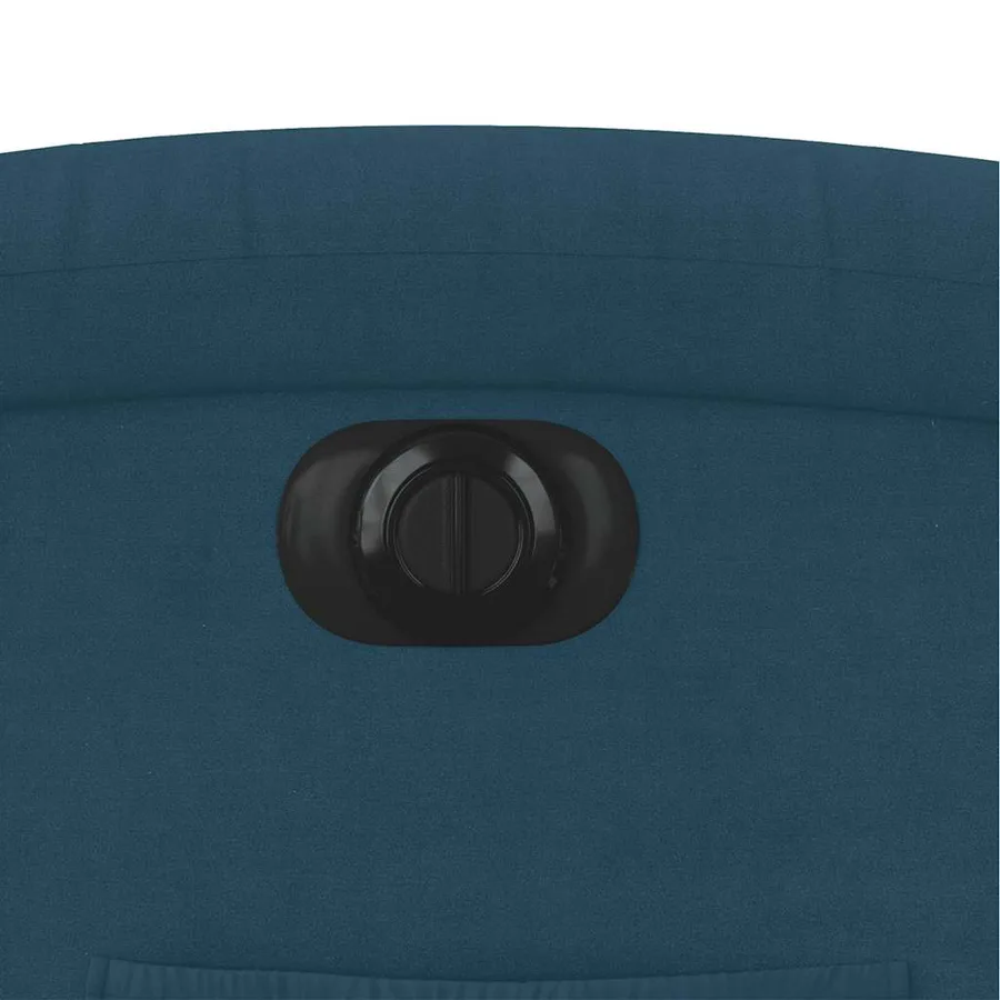 Fauteuil inclinable électrique bleu velours - 14