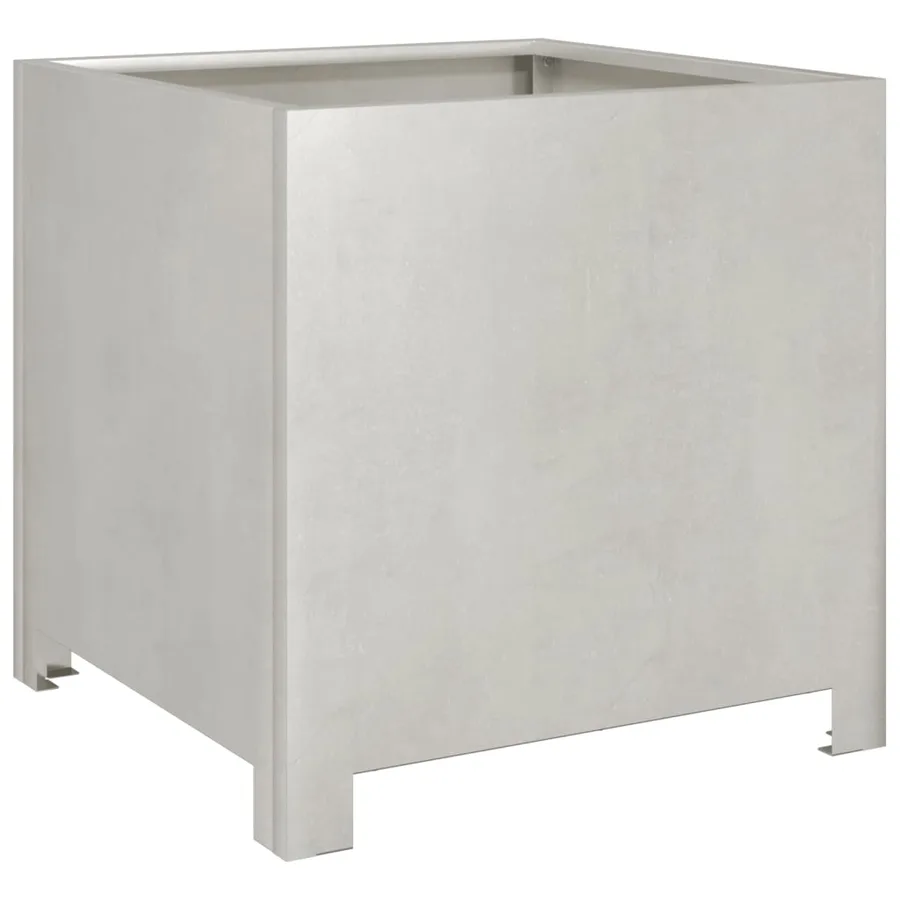 Jardinières 2 pcs 40x40x40 cm acier inoxydable - 8