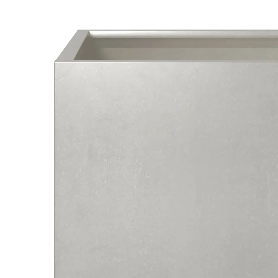 Jardinières 2 pcs 40x40x40 cm acier inoxydable - 9