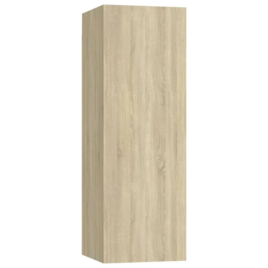 Ensemble de meubles TV 3 pcs Chêne sonoma Bois d'ingénierie - 5