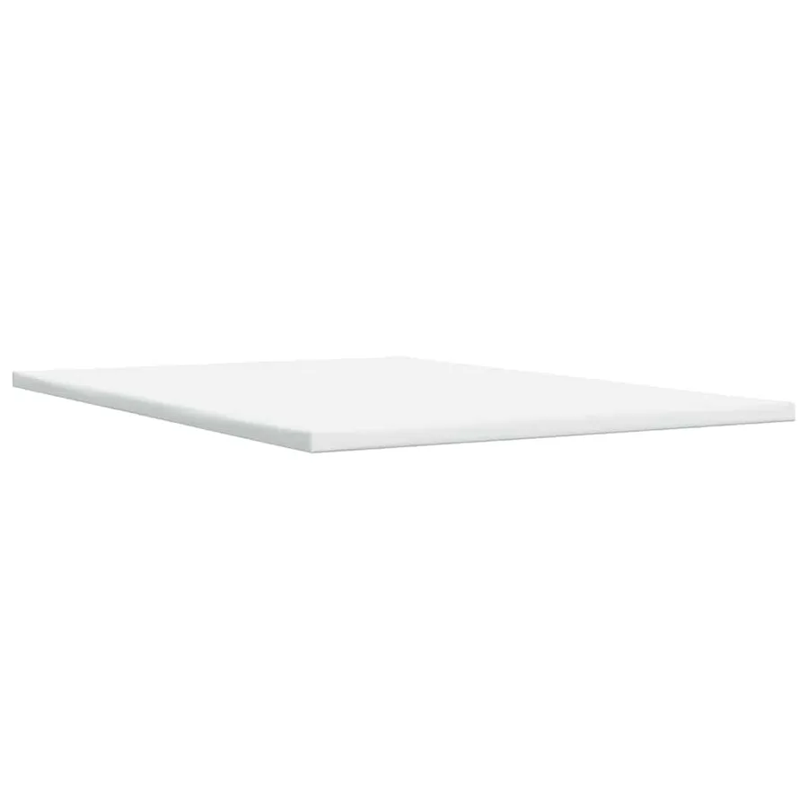 Sommier à lattes de lit avec matelas Crème 140x200 cm Tissu - 8