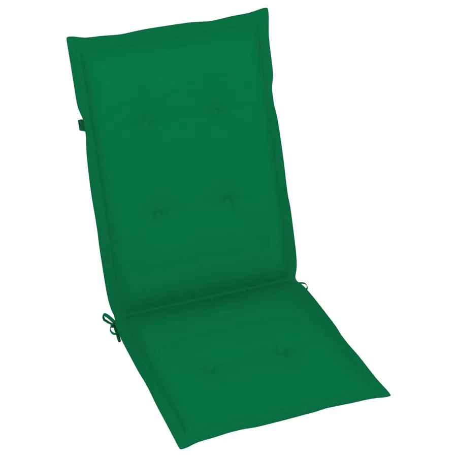 Chaises inclinables de jardin lot de 6 et coussins Bois acacia - 7