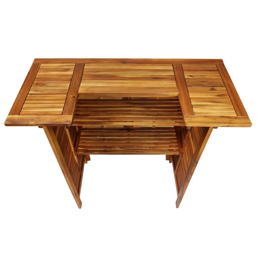 Ensemble de bar de jardin 5 pcs Bois d'acacia solide - 6
