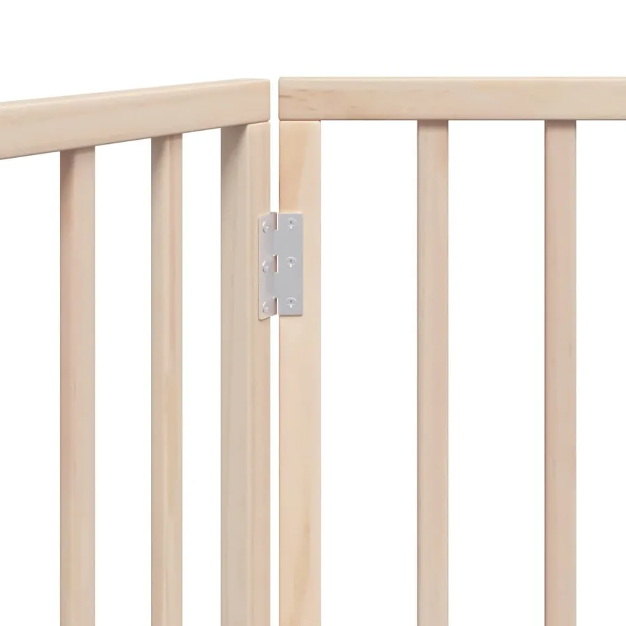 Barrière pour chien pliable à 3 panneaux 150 cm Bois de peuplier - 8