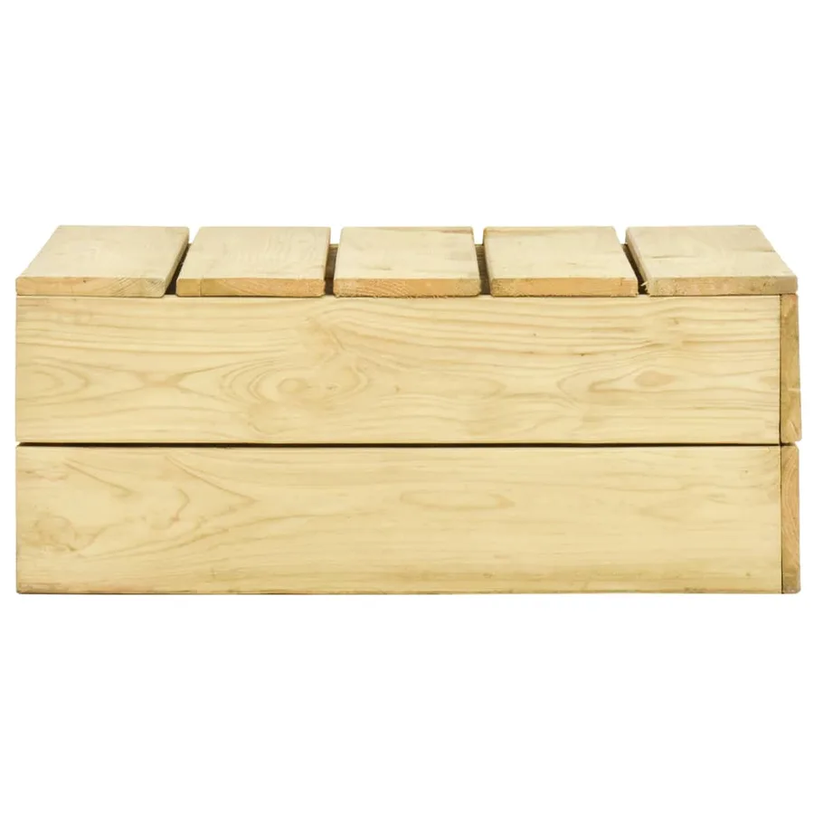 Salon de jardin 3 pcs Bois de pin imprégné - 13