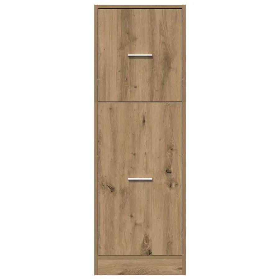Armoire d'apothicaire chêne artisanal bois d'ingénierie - 6
