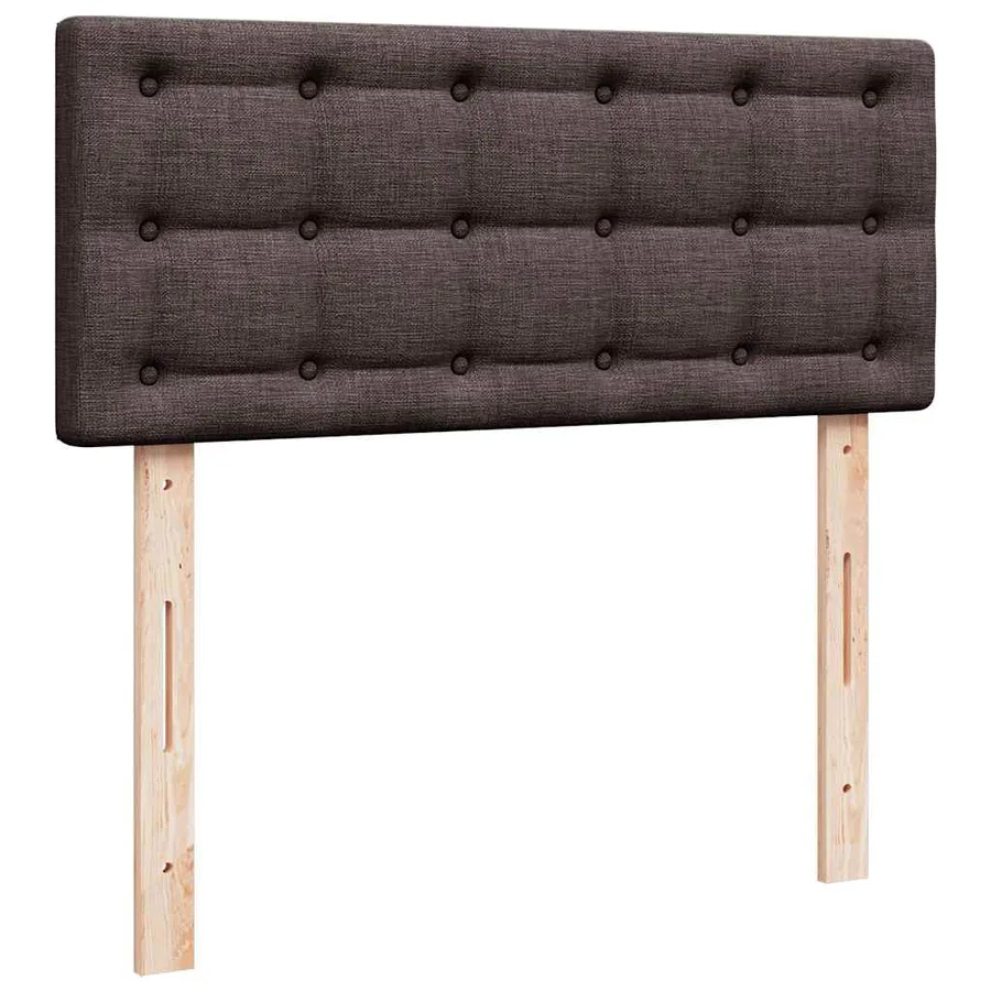 Sommier à lattes de lit avec matelas Marron foncé 120x200 cm - 7