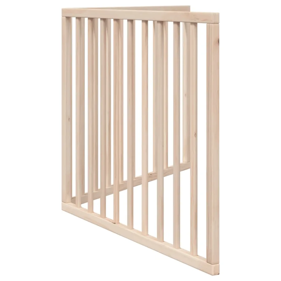 Barrière pour chien pliable à 2 panneaux 160 cm Bois de peuplier - 5