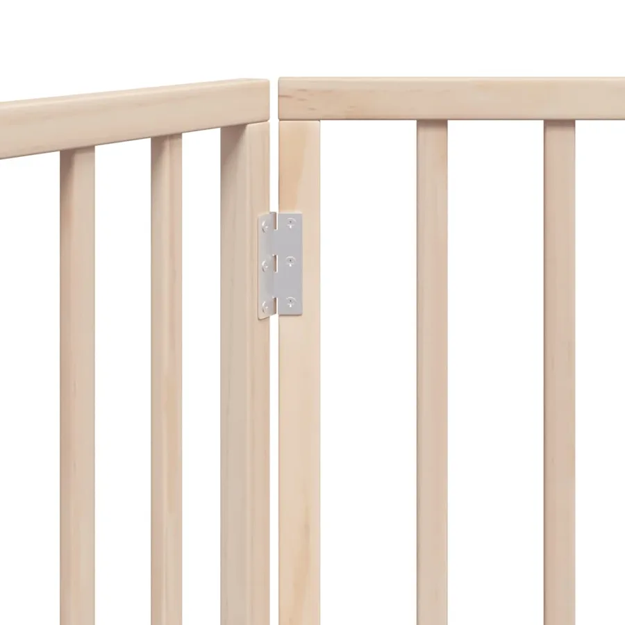 Barrière pour chien pliable à 2 panneaux 160 cm Bois de peuplier - 8