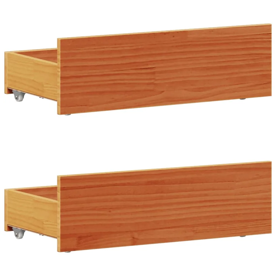 Cadre de lit sans matelas avec tête de lit 90x200 cm bois pin - 9