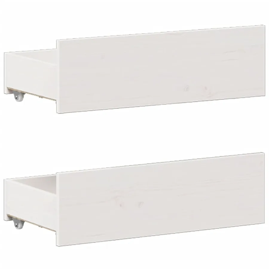 Cadre de lit sans matelas avec tête de lit 180x200 cm bois pin - 8