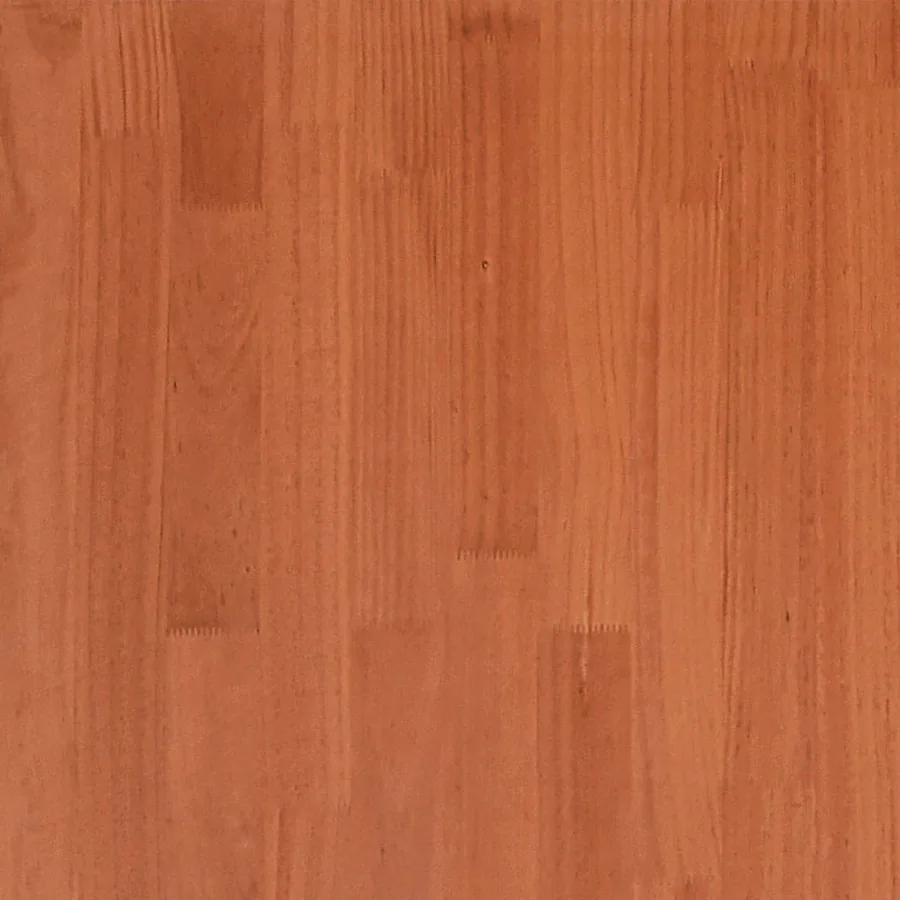 Cadre de lit sans matelas cire marron 120x200cm bois pin massif - 7