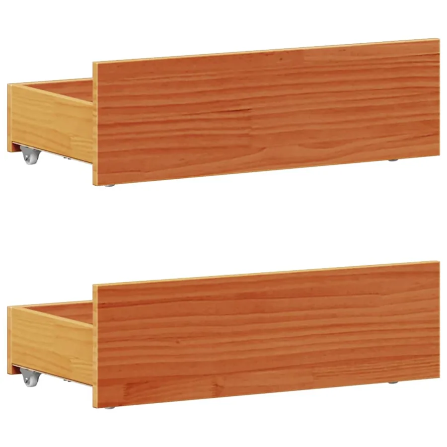Cadre de lit sans matelas avec tête de lit 90x190cm bois de pin - 7