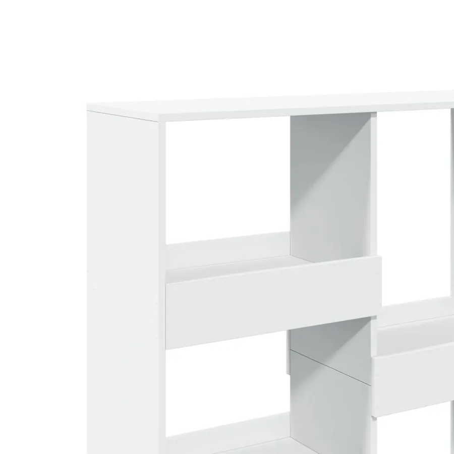 Cloison de séparation blanc 100x33x115 cm bois d'ingénierie - 7