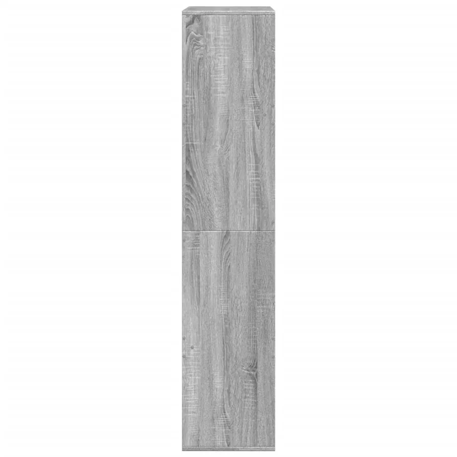 Bibliothèque sonoma gris 100x33x155,5 cm bois d'ingénierie - 5