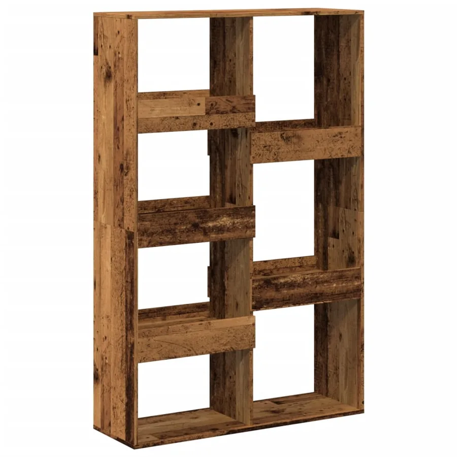 Cloison de séparation vieux bois 100x33x155,5cm bois ingénierie - 2
