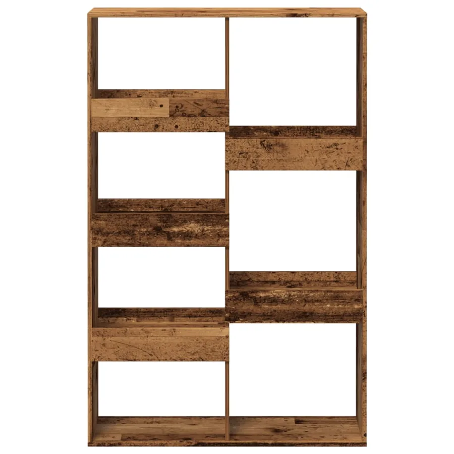 Cloison de séparation vieux bois 100x33x155,5cm bois ingénierie - 4