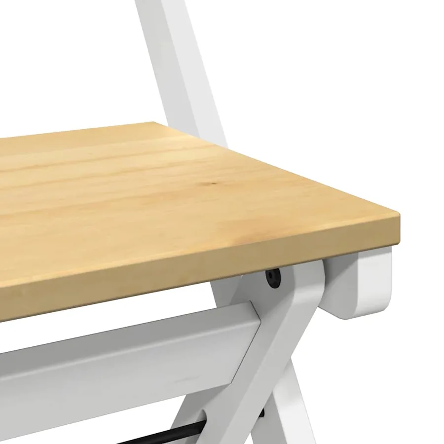 Chaises à manger pliables lot de 4 Corona bois massif de pin - 9
