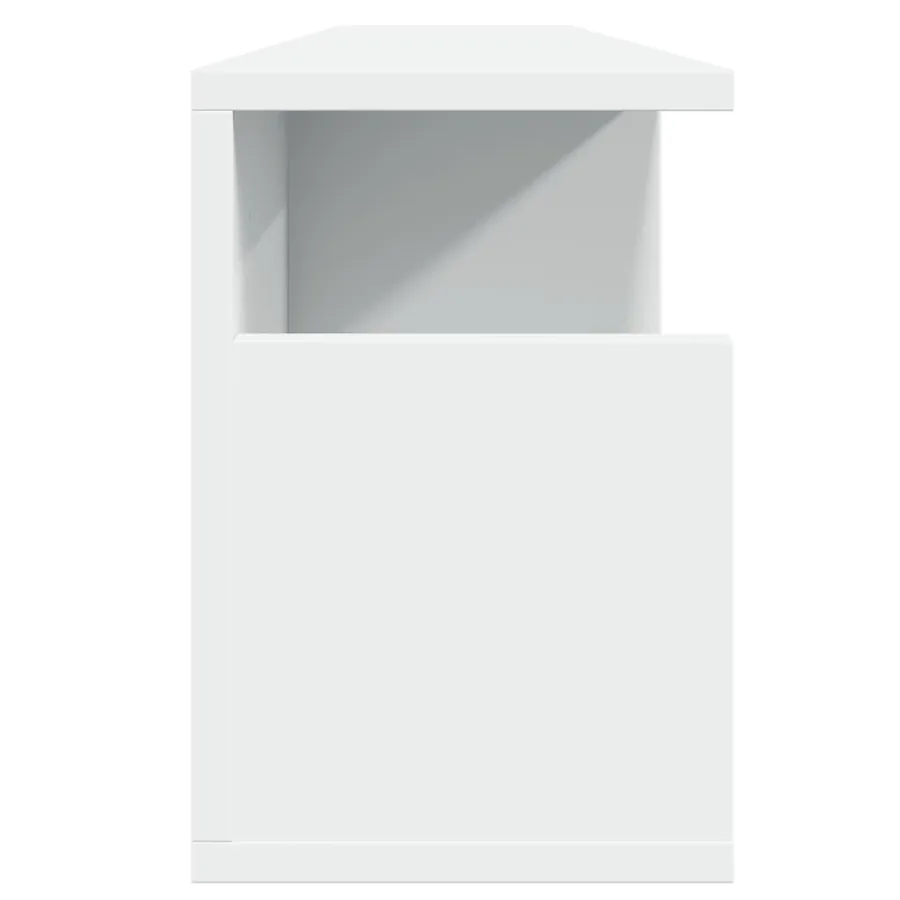 Armoire murale 100x20x30 cm blanc bois d'ingénierie - 5