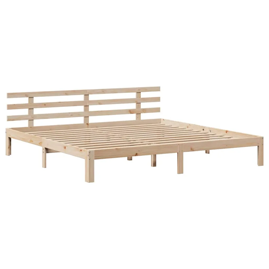 Cadre de lit avec tiroirs sans matelas 200x200 cm - 7