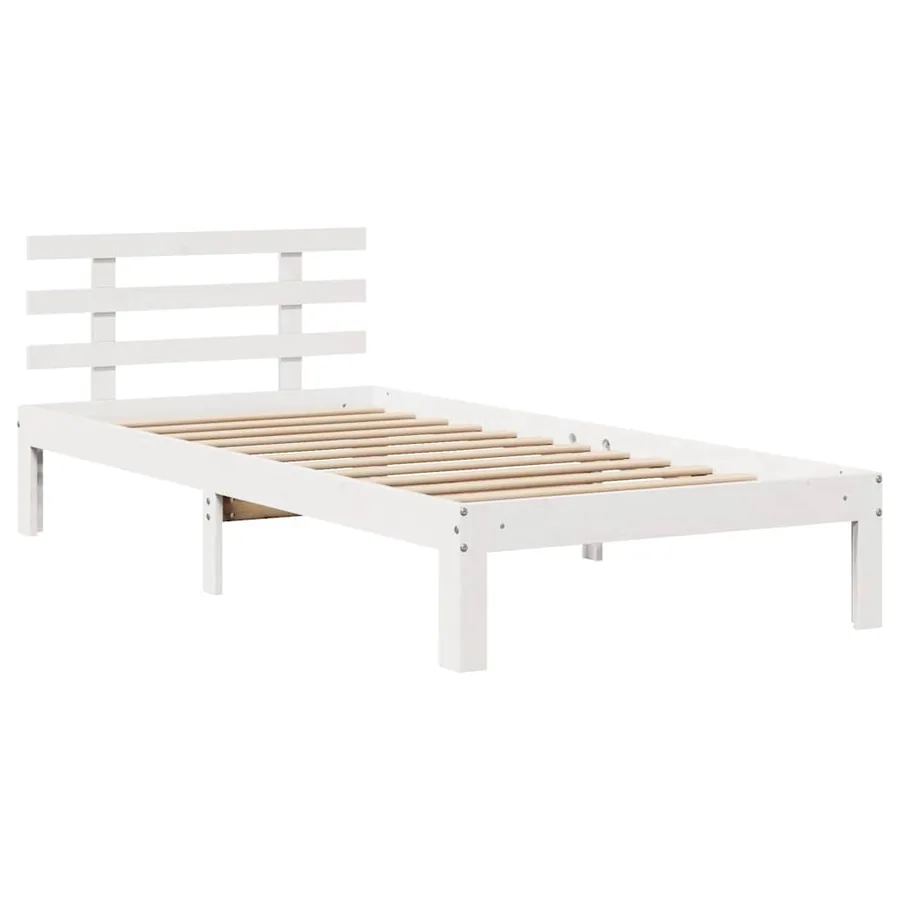 Cadre de lit avec tiroirs sans matelas blanc 90x200 cm - 7