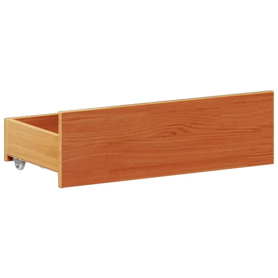Cadre de lit sans matelas avec tête de lit 200x200 cm bois pin - 9