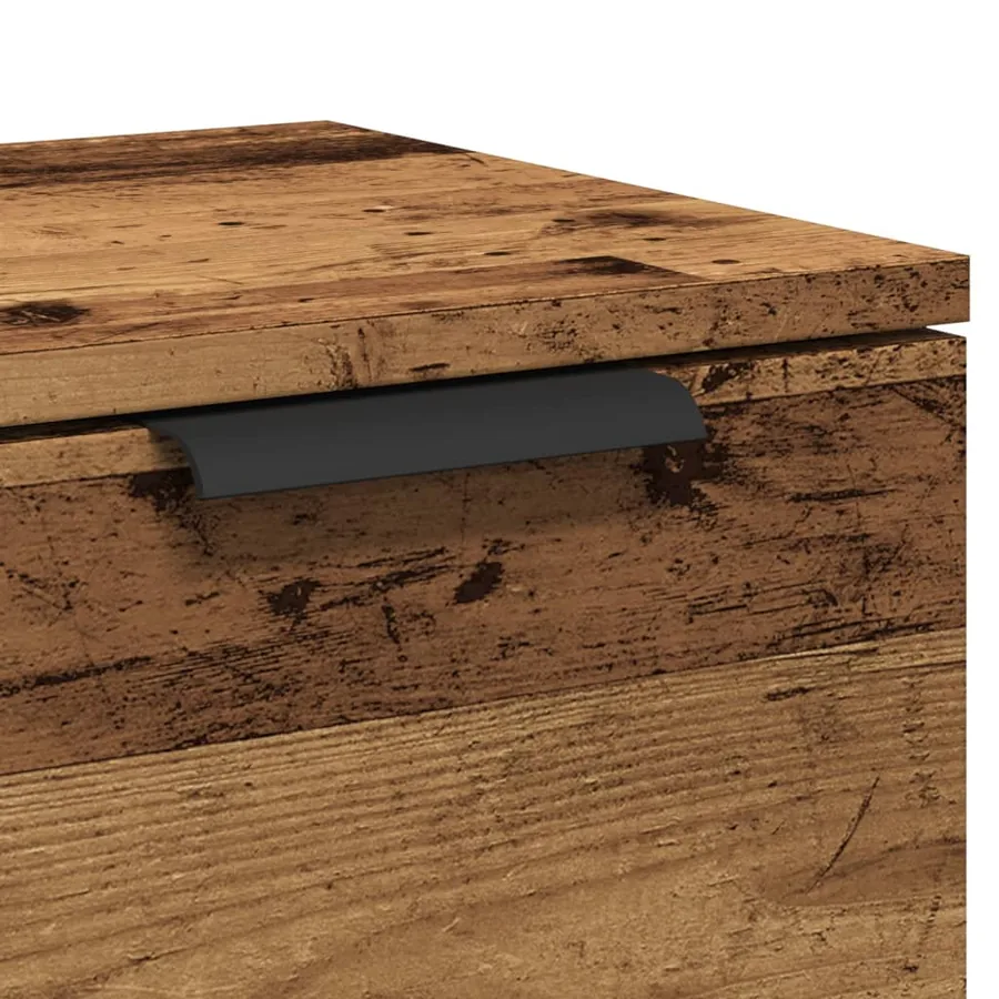Buffet vieux bois 60x30x70 cm bois d'ingénierie - 8