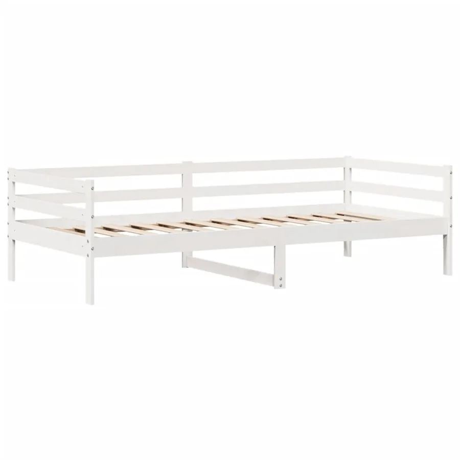 Lit de jour avec tiroirs sans matelas 90x200 cm bois massif - 5
