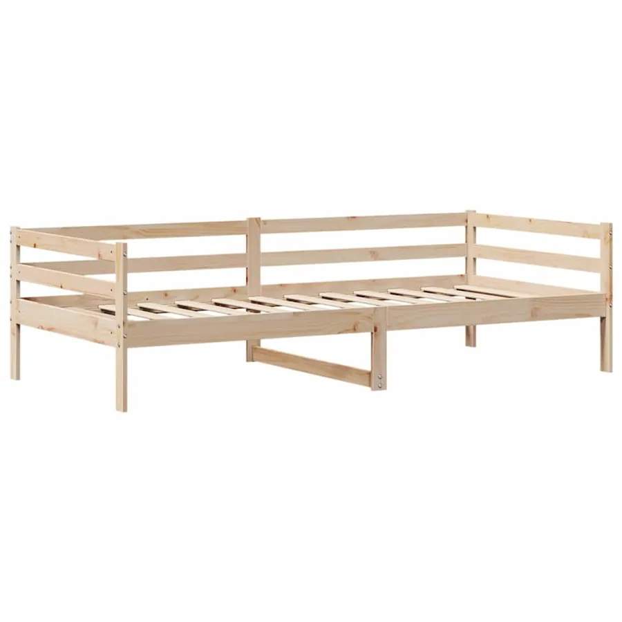 Lit de jour avec tiroirs sans matelas 90x200 cm bois massif - 5
