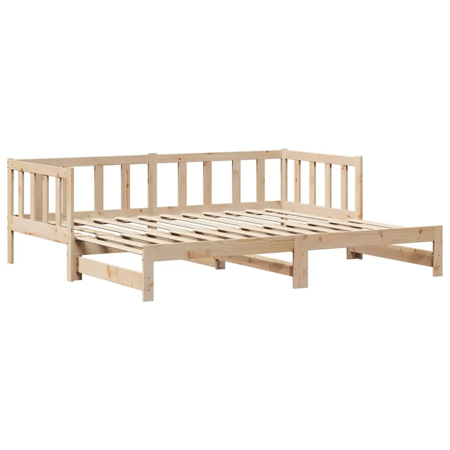 Lit de jour avec gigogne et tiroirs sans matelas 90x200 cm - 6