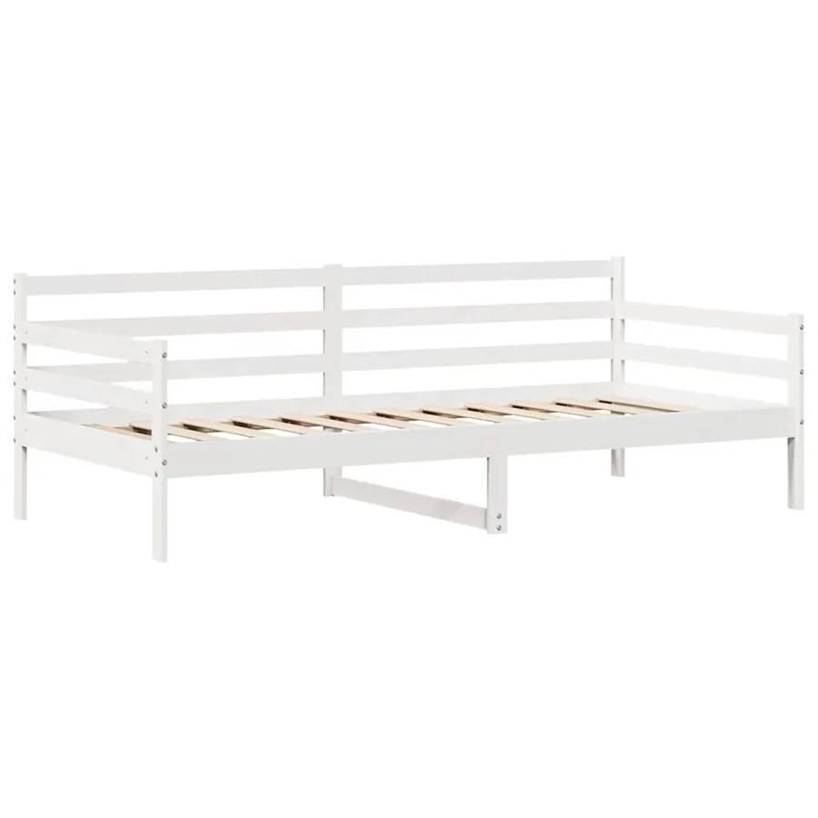 Lit de jour avec tiroirs sans matelas 90x200 cm bois massif - 5