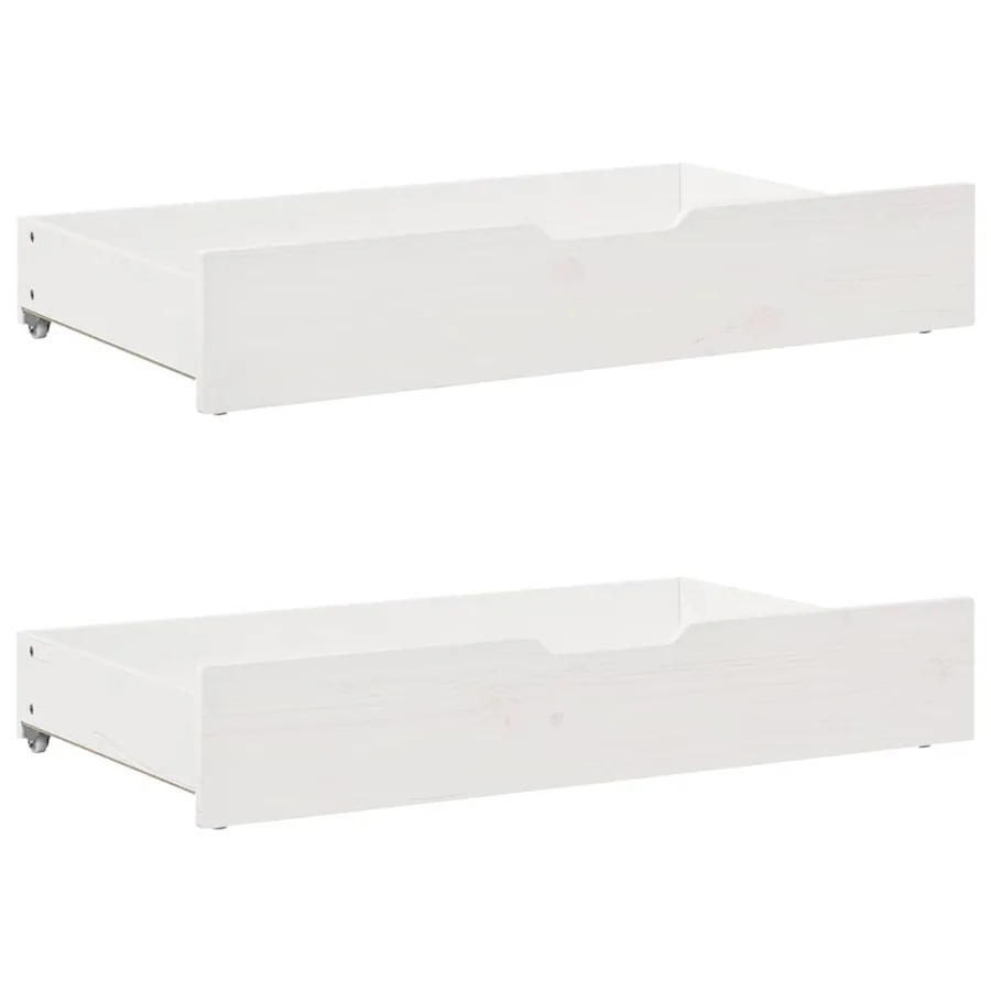 Lit de jour avec tiroirs sans matelas 90x200 cm bois massif - 6