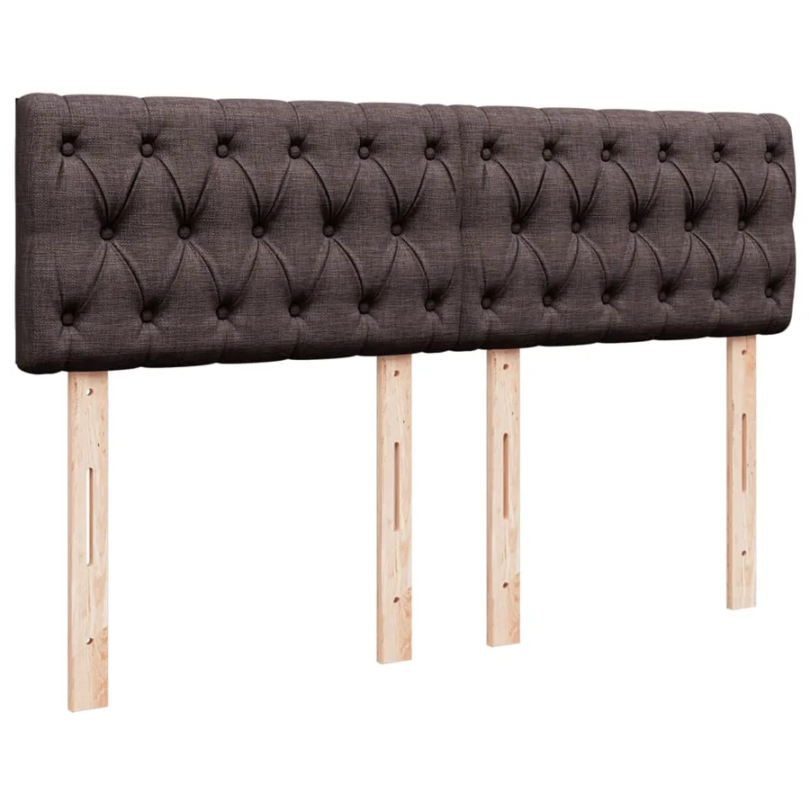 Sommier à lattes de lit avec matelas Marron foncé 140x200 cm - 12