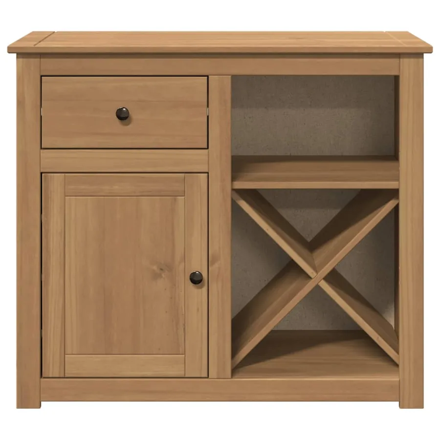 Buffet avec tiroir PANAMA 93x40x80 cm bois massif de pin - 4